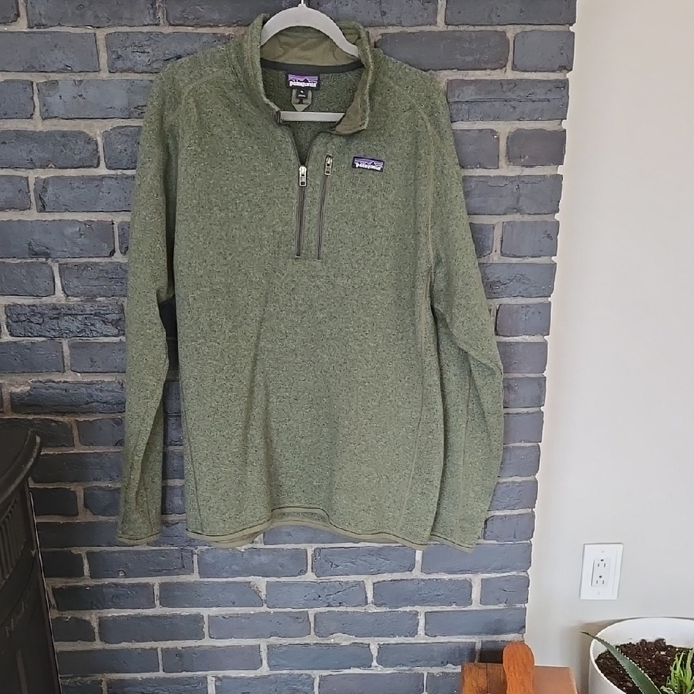Patagonia Green Quarter-Zip Pullover